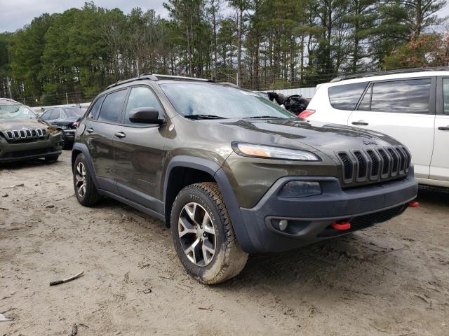 1C4PJMBS9EW278174 - 2014 JEEP CHEROKEE TRAILHAWK მწვანე ფოტო 4