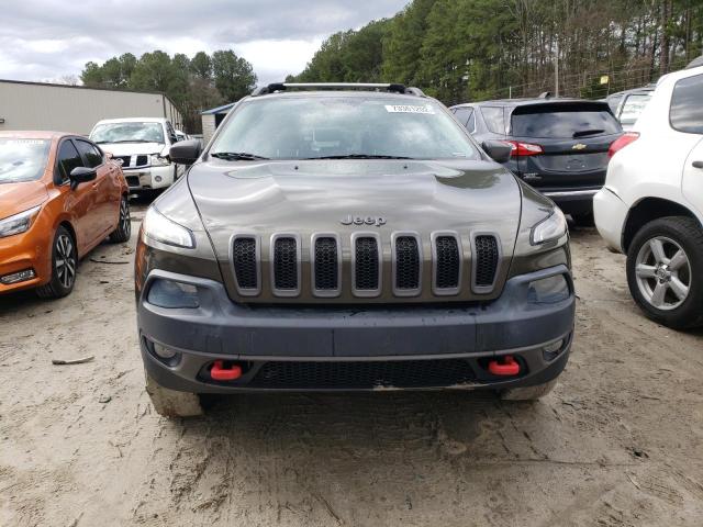 1C4PJMBS9EW278174 - 2014 JEEP CHEROKEE TRAILHAWK მწვანე ფოტო 5