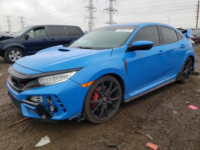 SHHFK8G77MU200174 - 2021 HONDA CIVIC TYPE-R TOURING BLUE photo 1