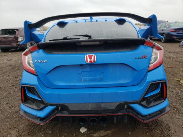 SHHFK8G77MU200174 - 2021 HONDA CIVIC TYPE-R TOURING BLUE photo 6