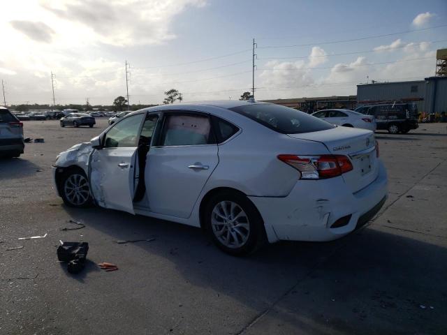 3N1AB7AP9KY337586 - 2019 NISSAN SENTRA S WHITE photo 2