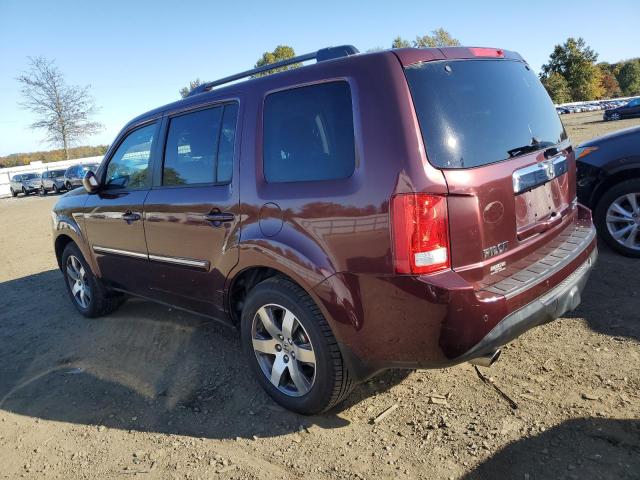 5FNYF4H98CB054812 - 2012 HONDA PILOT TOURING MAROON photo 2