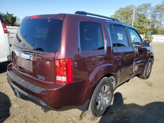 5FNYF4H98CB054812 - 2012 HONDA PILOT TOURING MAROON photo 3