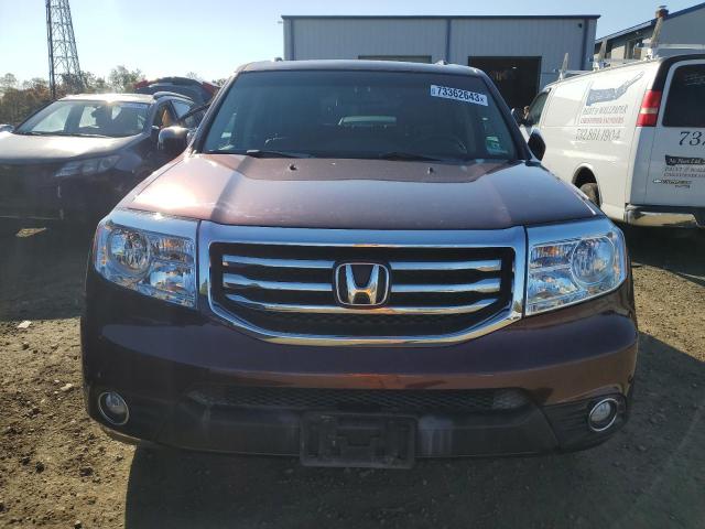 5FNYF4H98CB054812 - 2012 HONDA PILOT TOURING MAROON photo 5