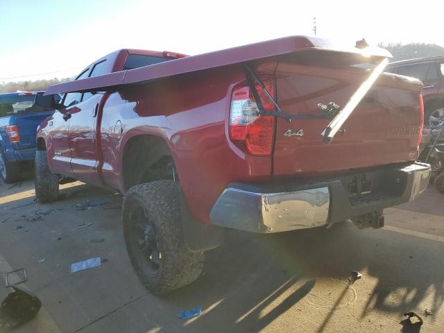 5TFUW5F17FX487520 - 2015 TOYOTA TUNDRA DOUBLE CAB SR/SR5 RED photo 2