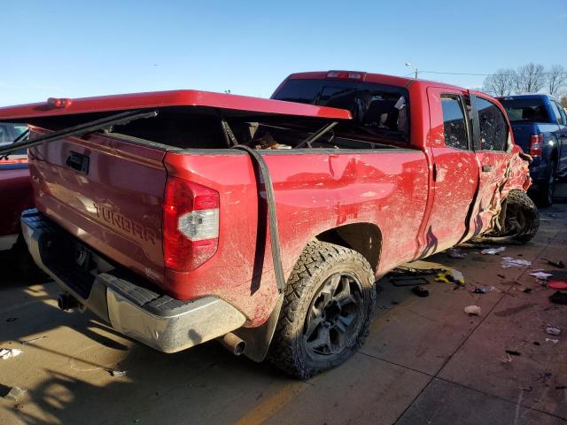 5TFUW5F17FX487520 - 2015 TOYOTA TUNDRA DOUBLE CAB SR/SR5 RED photo 3