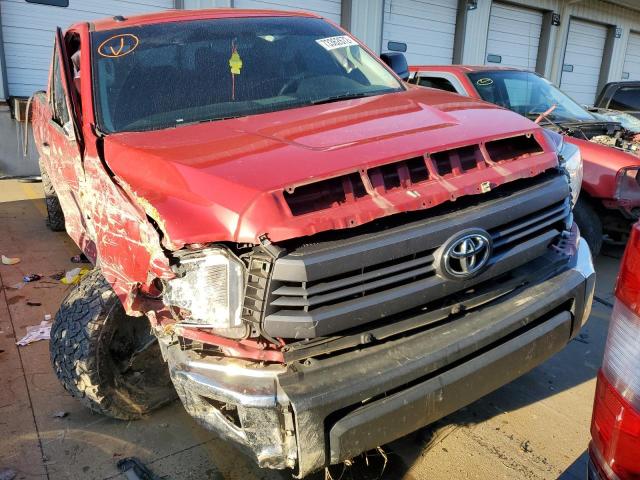 5TFUW5F17FX487520 - 2015 TOYOTA TUNDRA DOUBLE CAB SR/SR5 RED photo 5
