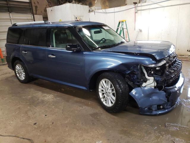 2FMHK6C84JBA08230 - 2018 FORD FLEX SEL BLUE photo 4