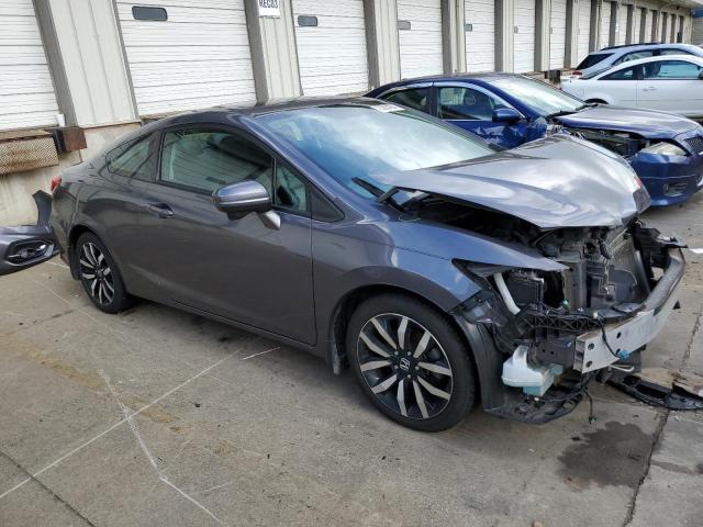 2HGFG3B06FH533450 - 2015 HONDA CIVIC EXL ნაცრისფერი ფოტო 4