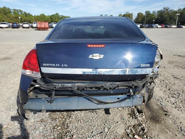 2G1WB57K391322473 - 2009 CHEVROLET IMPALA LS BLUE photo 6