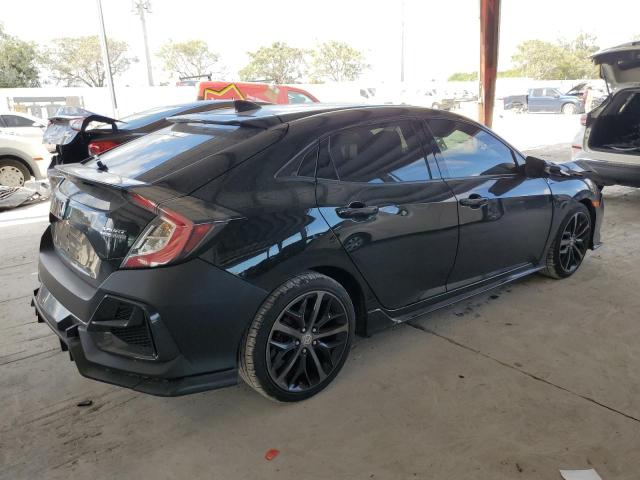 SHHFK7H96LU409561 - 2020 HONDA CIVIC SPORT TOURING BLACK photo 3