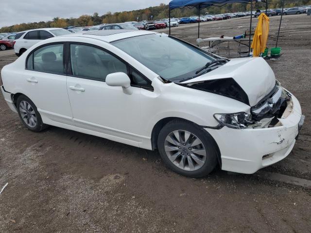 1HGFA16979L022433 - 2009 HONDA CIVIC EXL WHITE photo 4