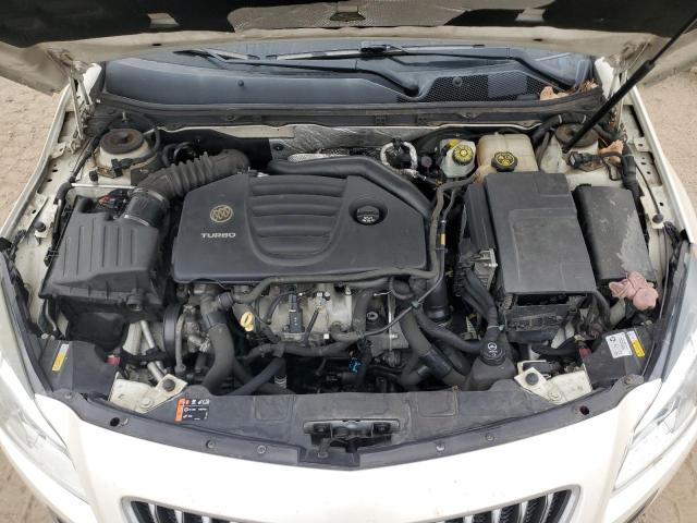 2G4GV5GV3C9215649 - 2012 BUICK REGAL GS WHITE photo 11