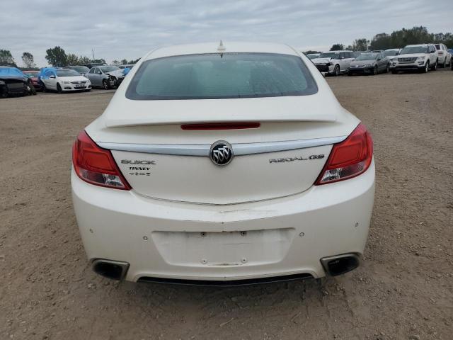 2G4GV5GV3C9215649 - 2012 BUICK REGAL GS WHITE photo 6