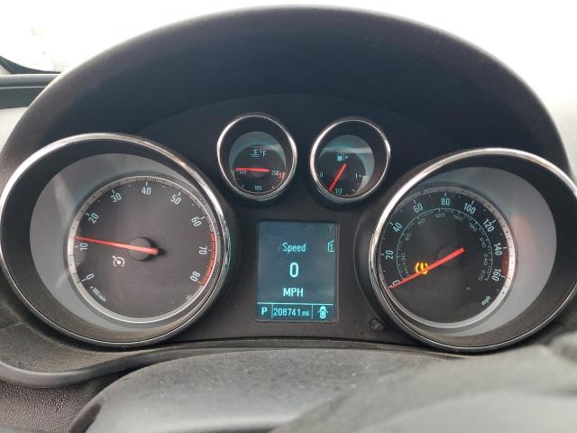 2G4GV5GV3C9215649 - 2012 BUICK REGAL GS WHITE photo 9