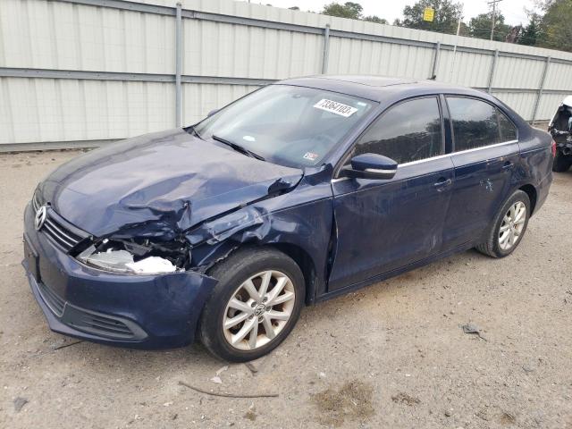 3VWDP7AJ4DM408045 - 2013 VOLKSWAGEN JETTA SE BLUE photo 1