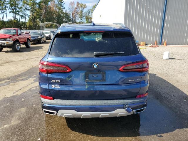 5UXCR6C5XKLK85187 - 2019 BMW X5 XDRIVE40I BLUE photo 6
