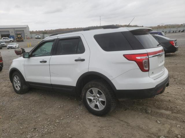 1FM5K8B89DGB37271 - 2013 FORD EXPLORER WHITE photo 2