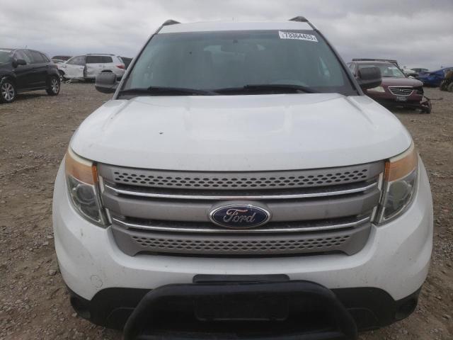 1FM5K8B89DGB37271 - 2013 FORD EXPLORER WHITE photo 5