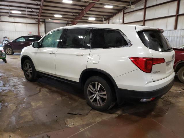 5FNYF6H58GB011683 - 2016 HONDA PILOT EXL WHITE photo 2