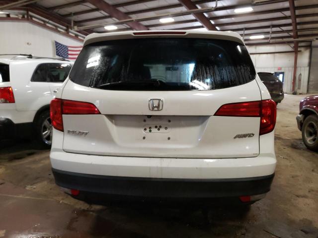 5FNYF6H58GB011683 - 2016 HONDA PILOT EXL WHITE photo 6