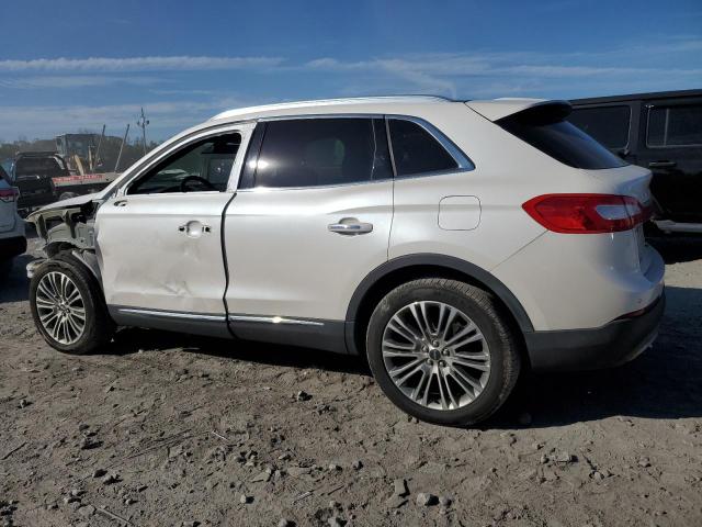 2LMPJ8LR0HBL20529 - 2017 LINCOLN MKX RESERVE WHITE photo 2