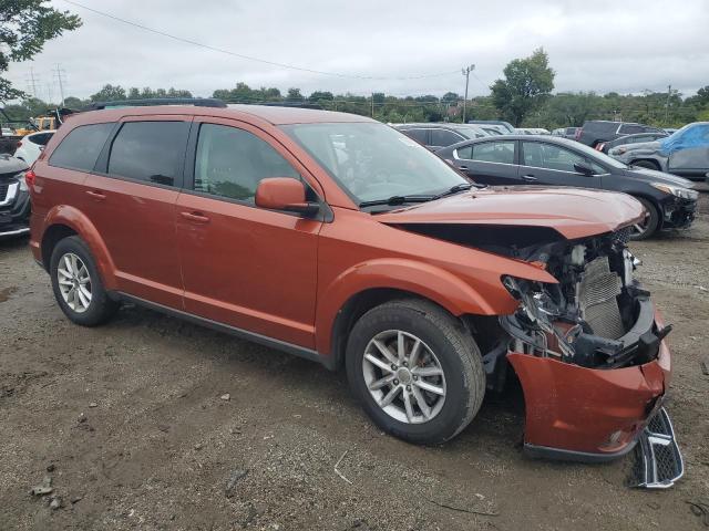 3C4PDCBG5ET157970 - 2014 DODGE JOURNEY SXT ORANGE photo 4