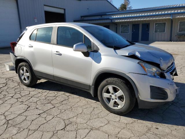 3GNCJPSB1FL242896 - 2015 CHEVROLET TRAX 1LS SILVER photo 4