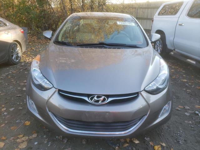 5NPDH4AE7DH249254 - 2013 HYUNDAI ELANTRA GLS GRAY photo 5