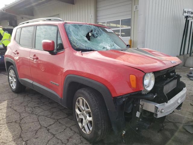 ZACCJABT9GPC54768 - 2016 JEEP RENEGADE LATITUDE RED photo 4