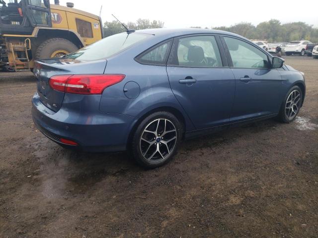 1FADP3H29JL254770 - 2018 FORD FOCUS SEL BLUE photo 3