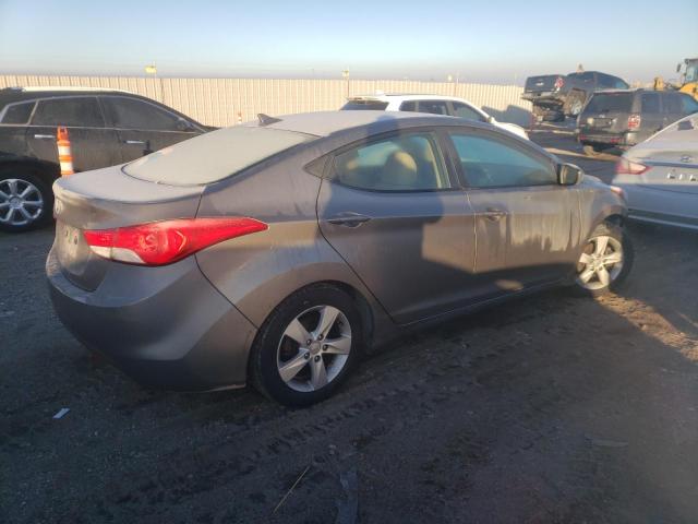 5NPDH4AEXDH453353 - 2013 HYUNDAI ELANTRA GLS GRAY photo 3