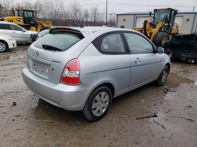 KMHCM3AC4AU168273 - 2010 HYUNDAI ACCENT BLUE SILVER photo 3