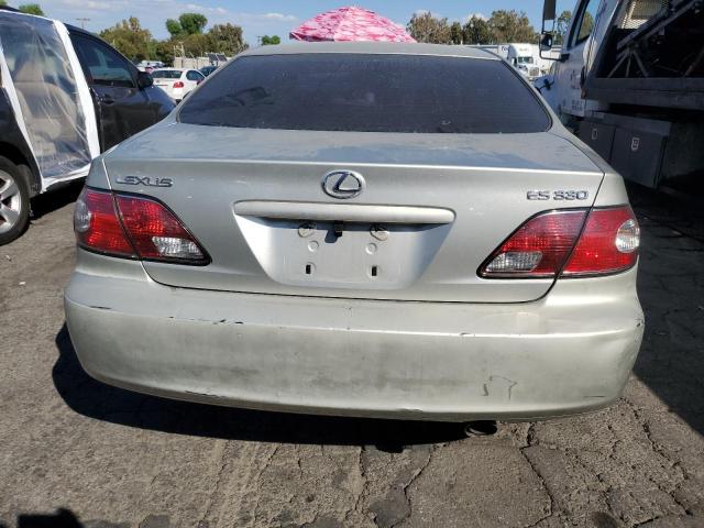 JTHBA30G545042854 - 2004 LEXUS ES 330 SILVER photo 6