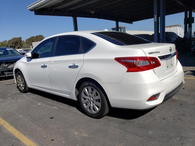 3N1AB7AP3HL664877 - 2017 NISSAN SENTRA S WHITE photo 2