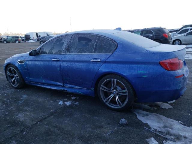 WBSFV9C57DC773665 - 2013 BMW M5 BLUE photo 2