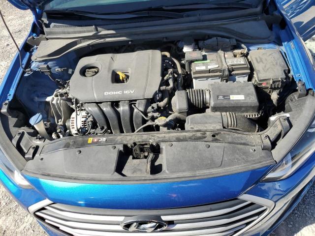 5NPD84LF2HH043626 - 2017 HYUNDAI ELANTRA SE BLUE photo 11