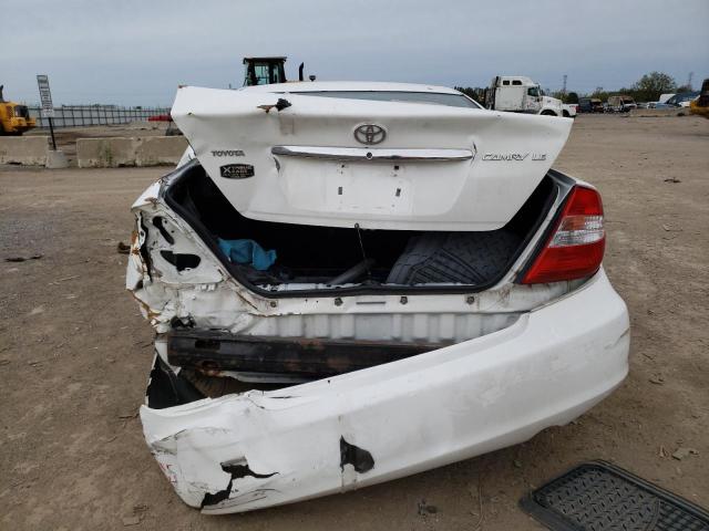 4T1BE32K43U149952 - 2003 TOYOTA CAMRY LE WHITE photo 6