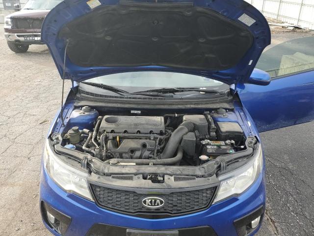 KNAFW6A3XC5632710 - 2012 KIA FORTE SX BLUE photo 11