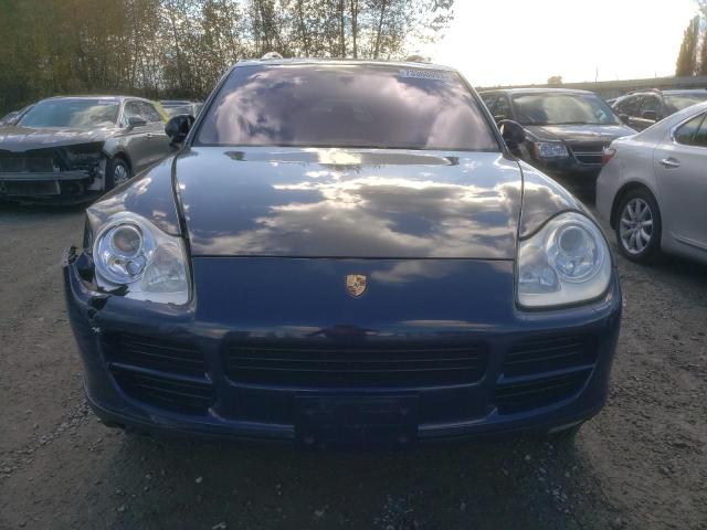 WP1AB29P34LA76082 - 2004 PORSCHE CAYENNE S BLUE photo 5