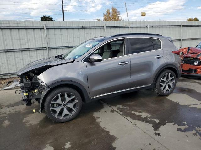 KNDPRCA6XJ7390431 - 2018 KIA SPORTAGE SX GRAY photo 1