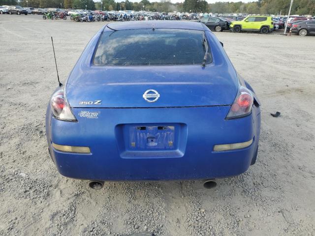 JN1AZ34D73T114981 - 2003 NISSAN 350Z COUPE BLUE photo 6