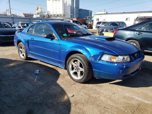 1FAFP42X13F415259 - 2003 FORD MUSTANG GT BLUE photo 4