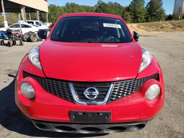 JN8AF5MR6ET450075 - 2014 NISSAN JUKE S RED photo 5