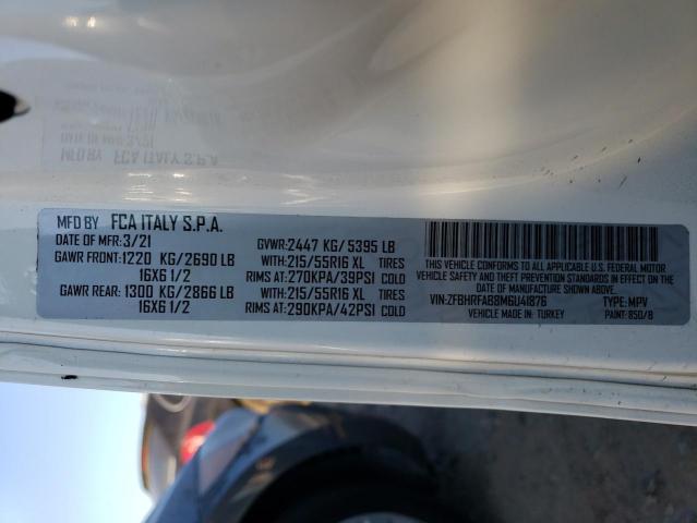 ZFBHRFAB8M6U41876 - 2021 RAM PROMASTER WHITE photo 14