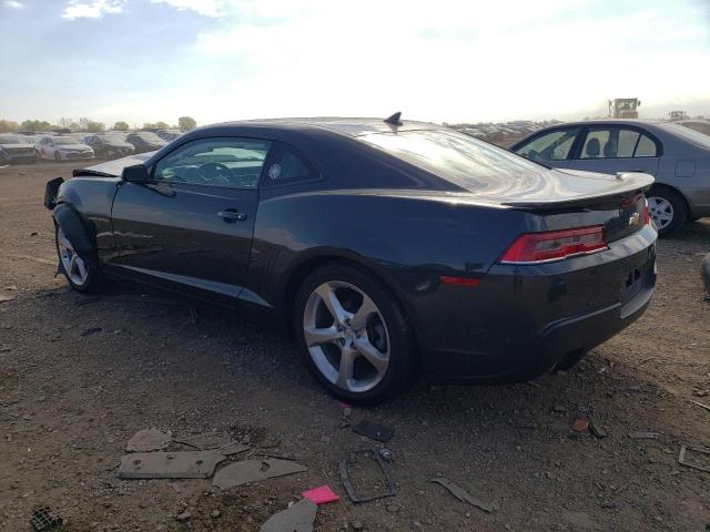 2G1FF1E3XF9305336 - 2015 CHEVROLET CAMARO LT BLACK photo 2