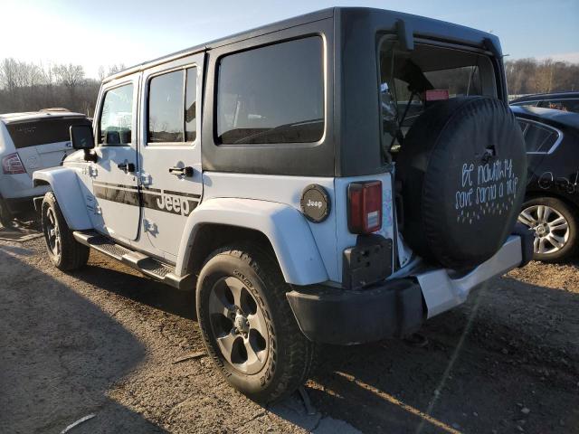 1C4HJWEG6JL822827 - 2018 JEEP WRANGLER U SAHARA WHITE photo 2