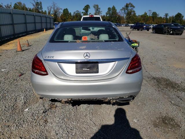 55SWF4JB8FU084822 - 2015 MERCEDES-BENZ C 300 SILVER photo 6