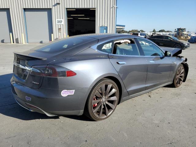 5YJSA1H29EFP62771 - 2014 TESLA MODEL S CHARCOAL photo 3