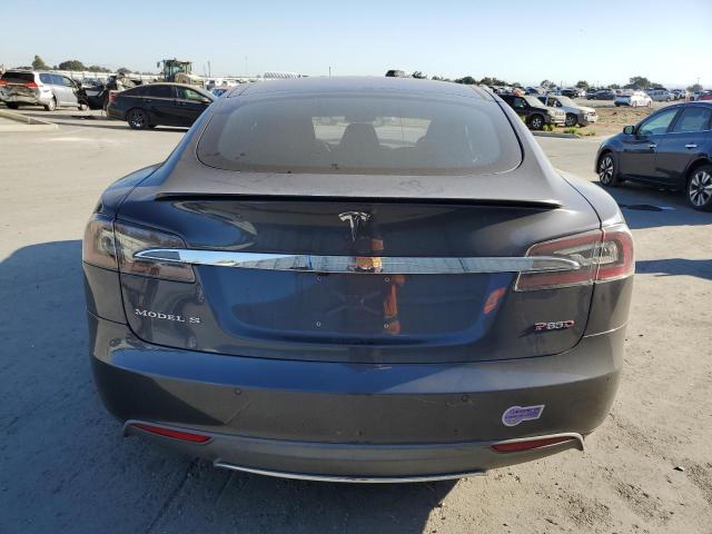 5YJSA1H29EFP62771 - 2014 TESLA MODEL S CHARCOAL photo 6